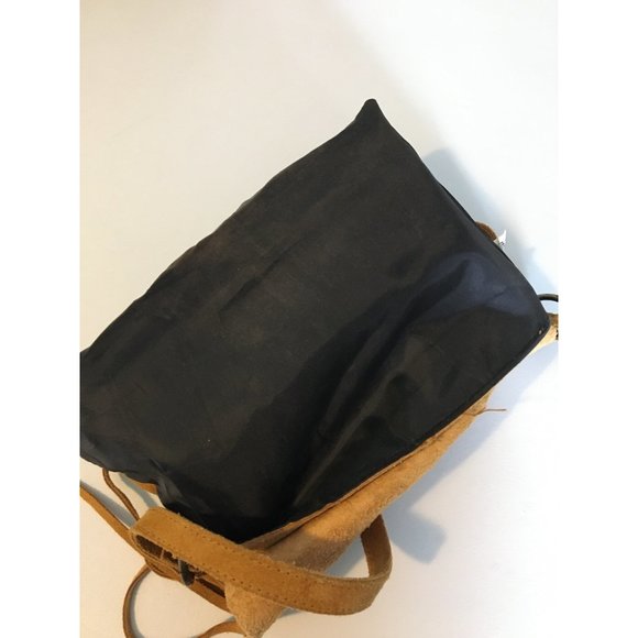 Boho Fringe Leather Purse, Suede Leather Bag with Fringe, Hippie Bag - Picture 12 of 12